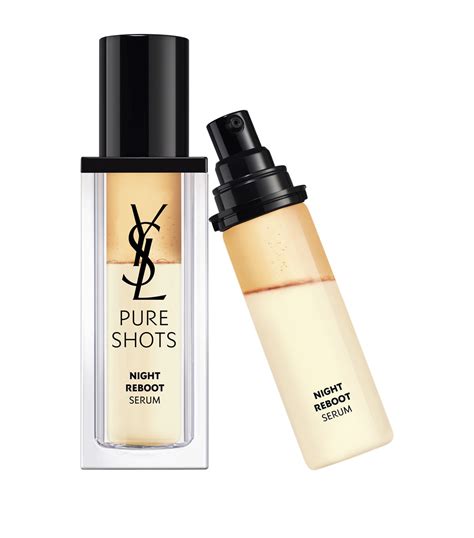 ysl pure shots night reboot serum用法|ysl night reboot serum review.